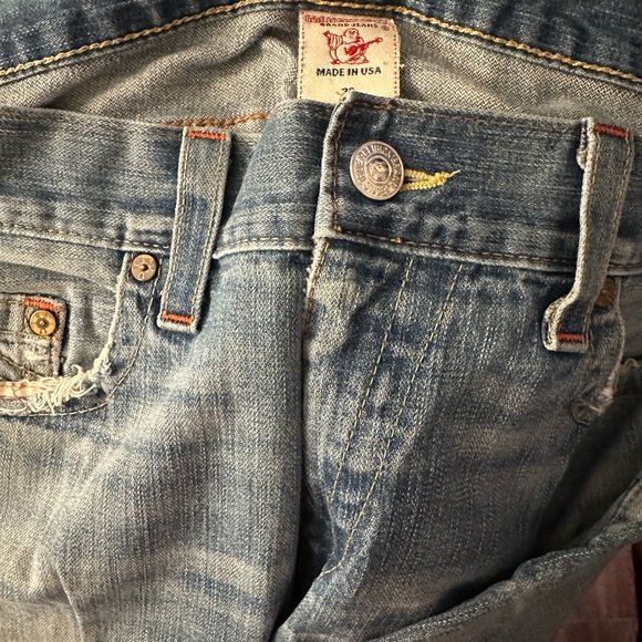 Poshmark men’s jeans with Japanese themed embroidery - Picture 3 of 3